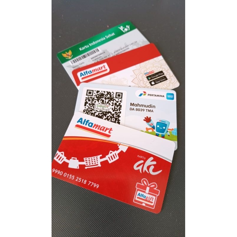 

kartu pelajar, kartu pertamina dll