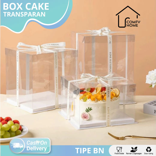 

Box Cake Transparan / Box Tart / Box Bening Tart / Box Mika Transparan / Box Mika Kue Transparan / Box Tart Mika / Kotak Kado Transparan / Box Mika Transparan / Box Kue Mika / Box Kue Tart mika / Box Kue Mika | BN02