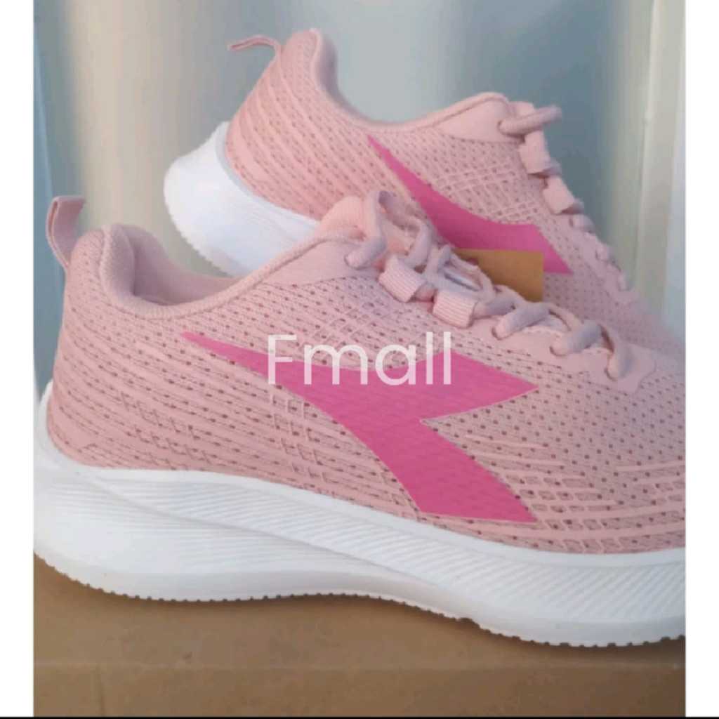 DIADORA HELENA | WARNA PINK | ORIGINAL ASLI | SEPATU OLAHRAGA | MODEL TALI | ANTI SLIP