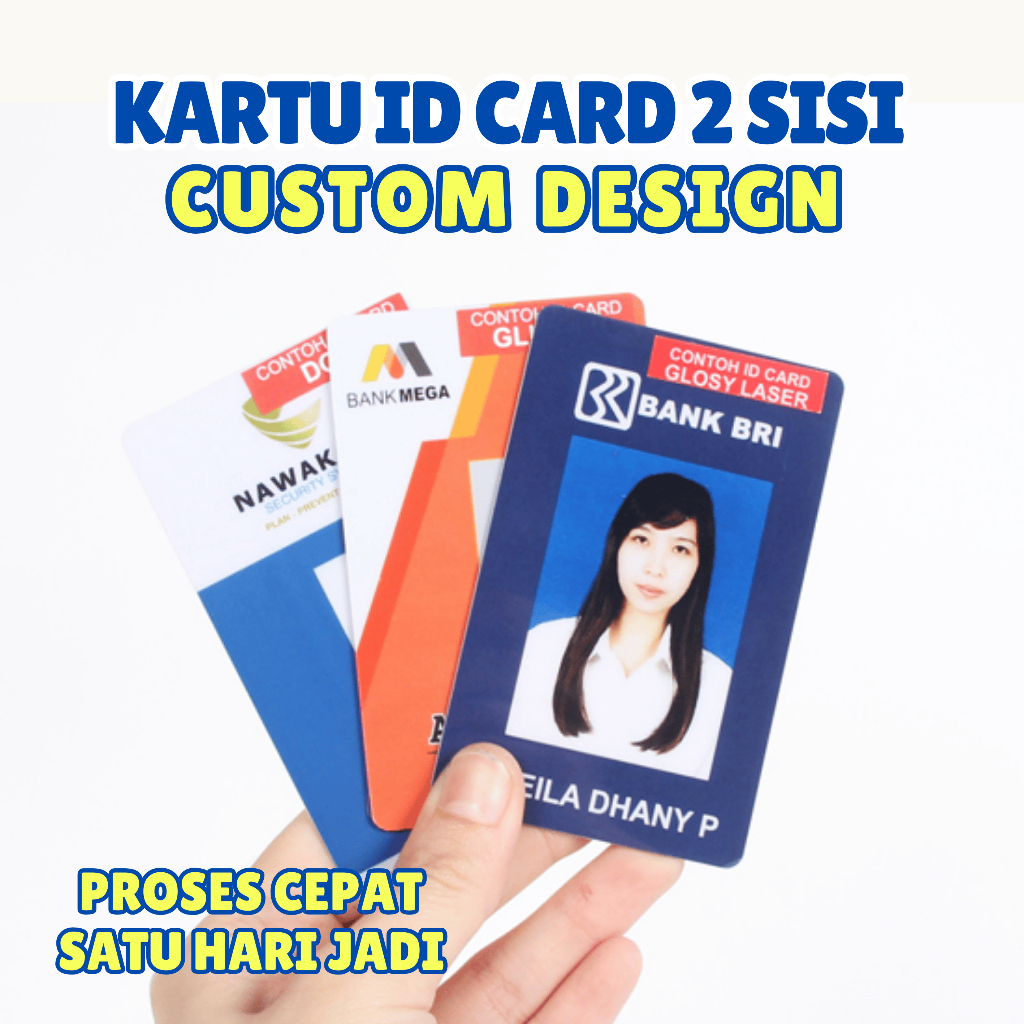 

CETAK ID CARD / Member Card / KARTU PEGAWAI / Kartu Pelajar Standard / ID Card Panitia