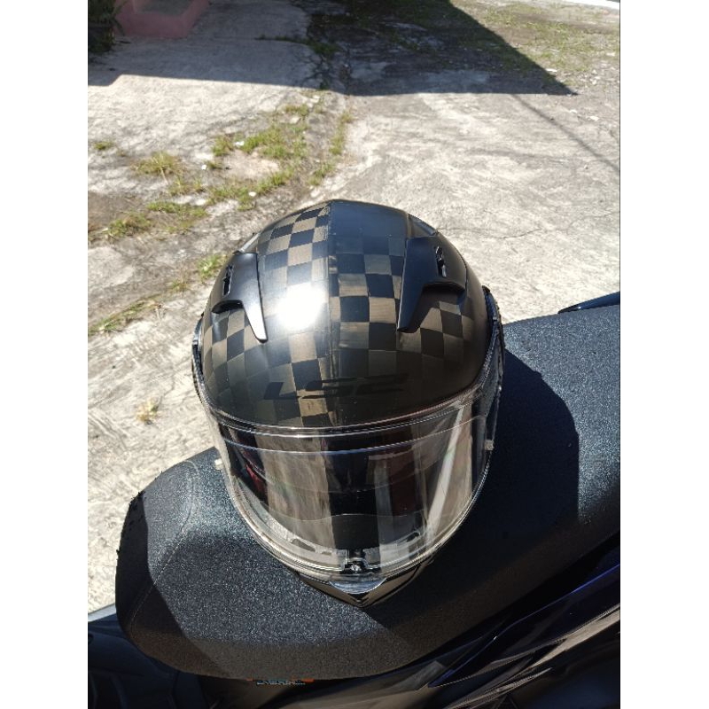 Helm modular LS2 vortex carbon XXL second