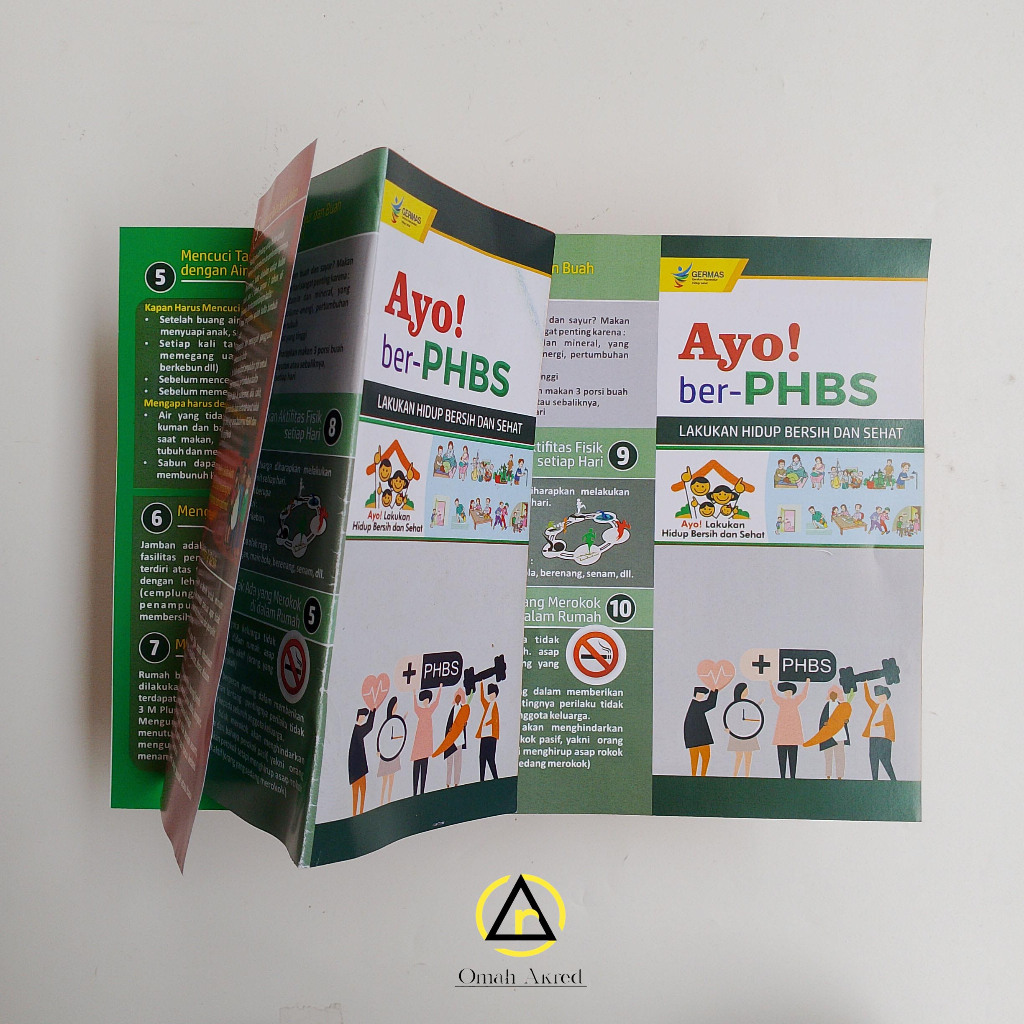 

Leaflet PHBS - Leaflet Hidup Sehat - Leaflet Germas