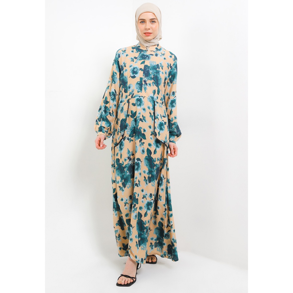 Arjuna Weda Gamis Wanita Kembang Kecil