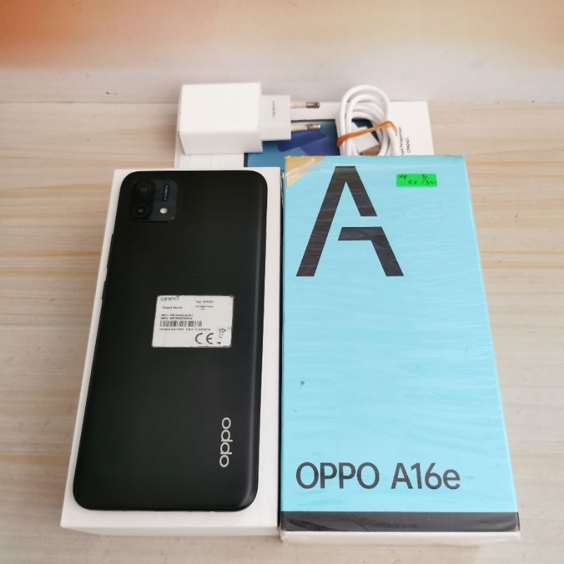 Oppo A16e ram 3GB 32GB Bekas - Fullset Resmi - second