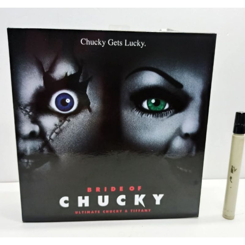 Mainan action figureNeca ultimate tv chucky and bride of chucky boxset Tinggi sekitar 5 inch
Artikul