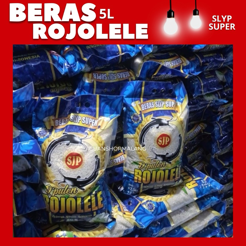 

(PROMO) Beras Rojolele 5L slyp super / beras rojolele biru