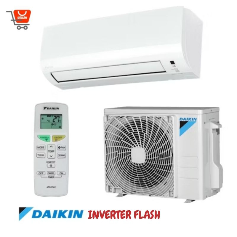 AC DAIKIN THAILAND INVERTER 1/2pk dan 1pk STKQ-15UV/STKQ-25UV