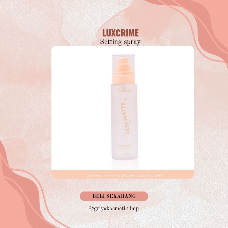 Luxcrime Ultimate Oil Control Setting Spray 150ml