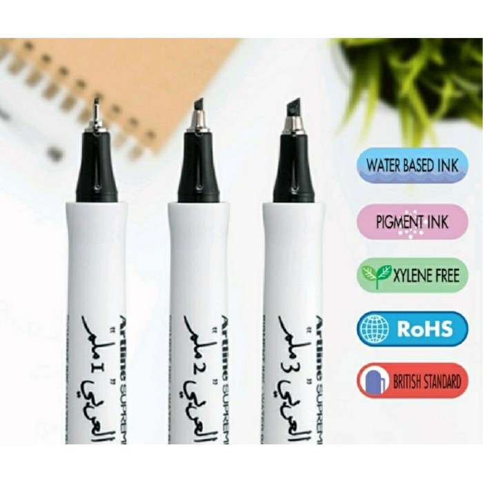 

ARTLINE Supreme Calligraphy Pens Hitam / Spidol calligrapy