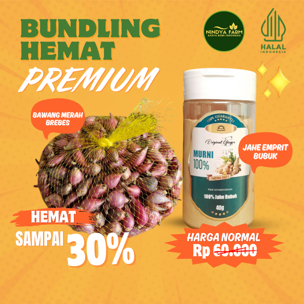 

BAWANG MERAH BREBES BUNDLING JAHE EMPRIT BUBUK