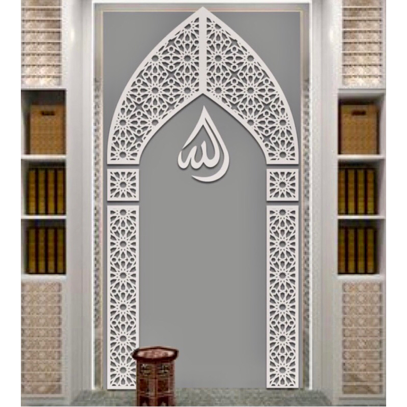 MIHRAB PVC / DEKORASI RUMAH MIHRAB / MIHRAB MUSHOLLAH