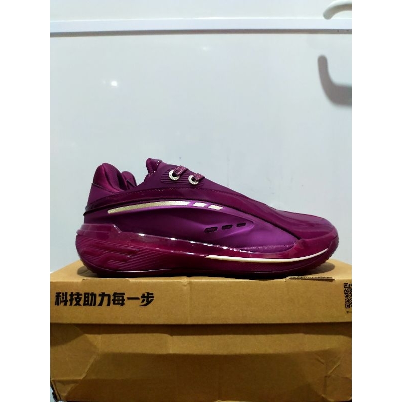 sepatu basket qiaodan fengci 2,5 purple