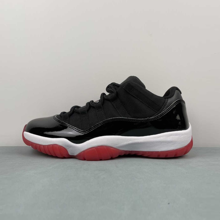 Nike Air Jordan 11 Low "Bred" AJ11 Retro Sports Basketball Shoes FV5104-006 Size:40-47.5