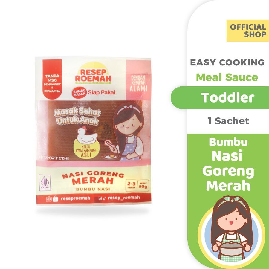 

Resep Roemah / Bumbu Nasi / Nasi Goreng Merah / Bumbu Instant Anak - 50g