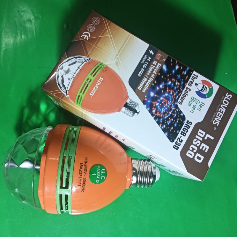 Lampu LED Disco putar SLOVEENS / Dua Sisi YAZUHO