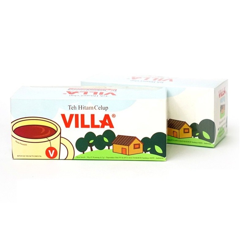 

teh celup villa black hitam