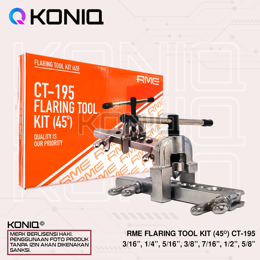 FLARING TOOL AC SINGLE FT195 FLARING TOOL PIPA AC FT195