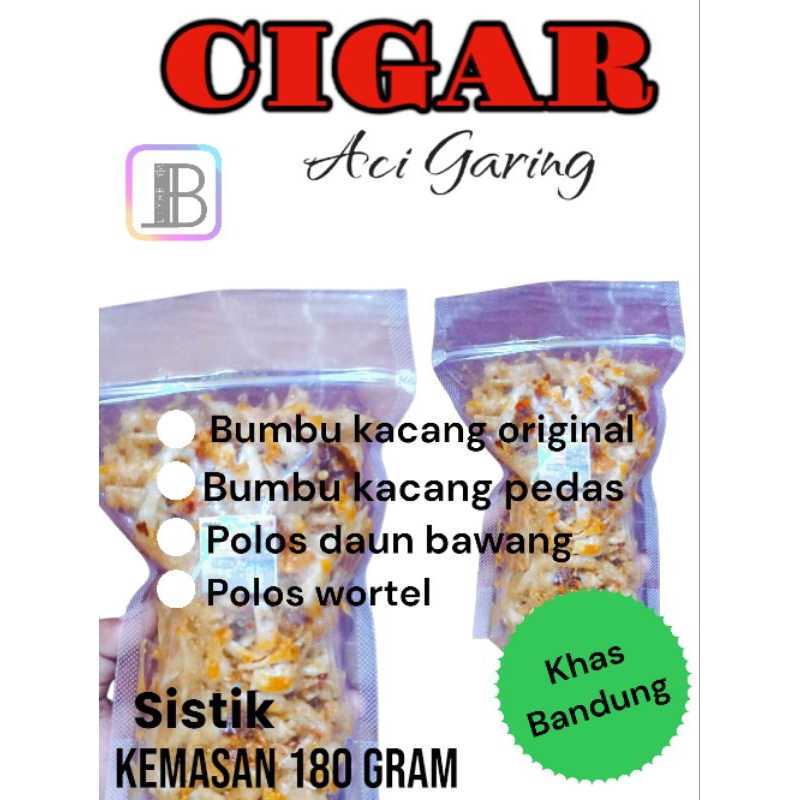 

Cigar Aci Garing Sistik Kemasan 180 Gram