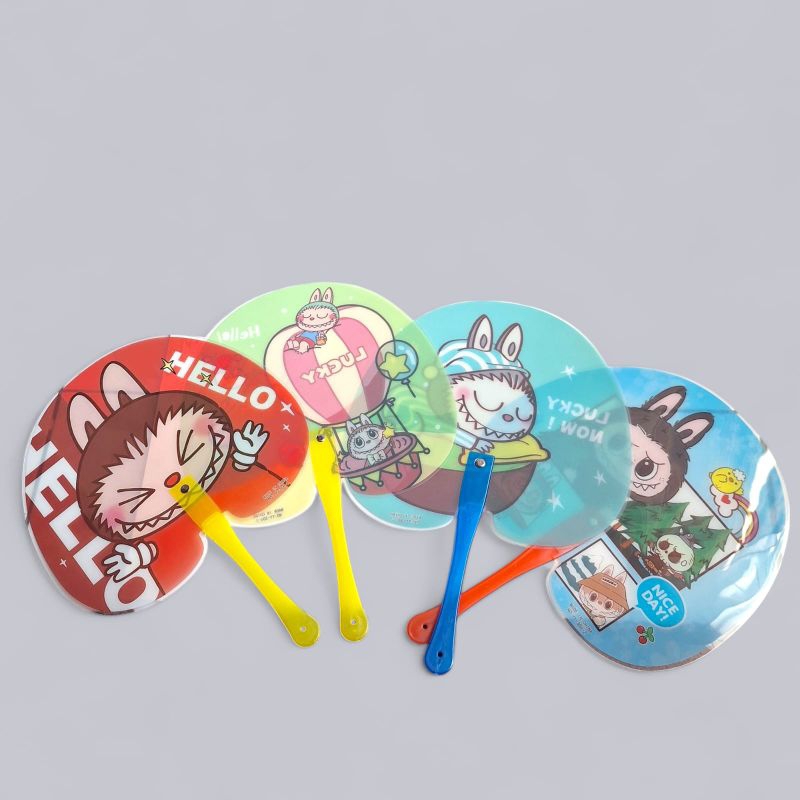 Kipas Tangan Labubu Sanrio Kuromi Purin Cinnamon Melody