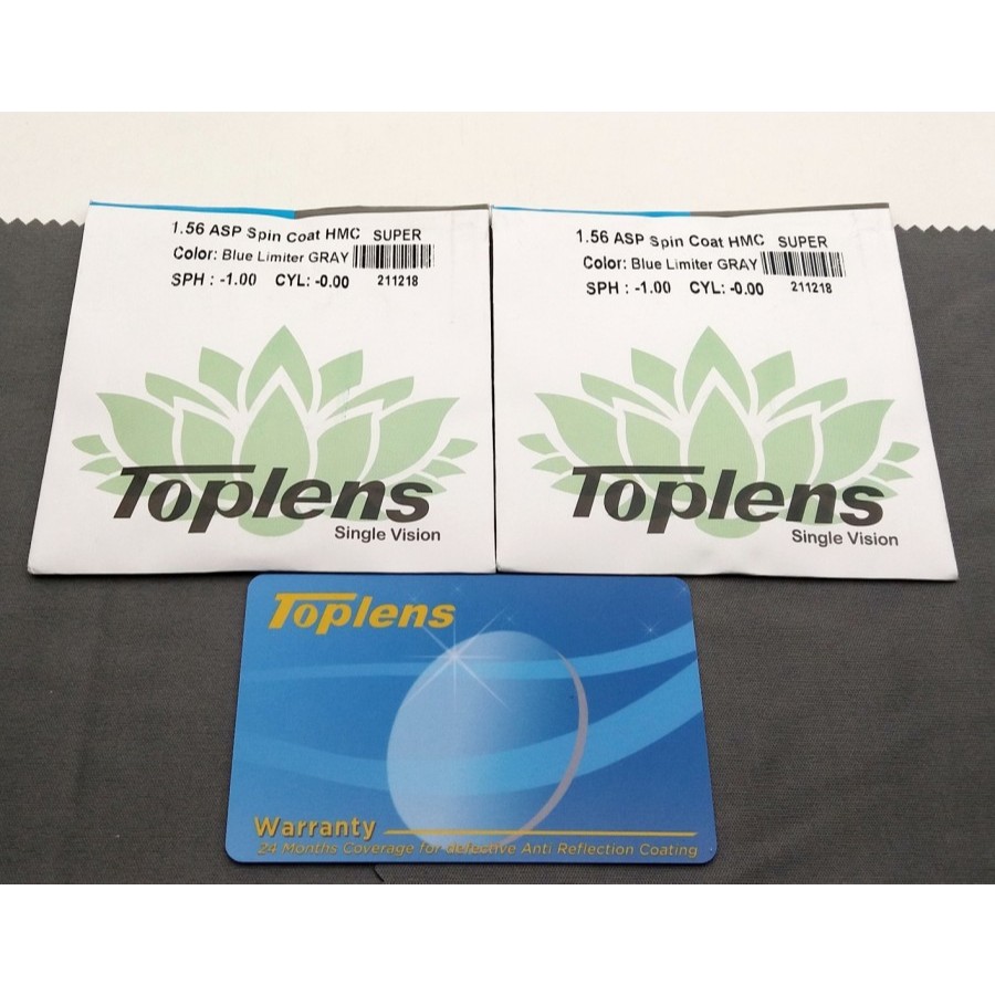 lensa minus bluecromic uv ORIGINAL TOPLENS lensa blueray+photochromic