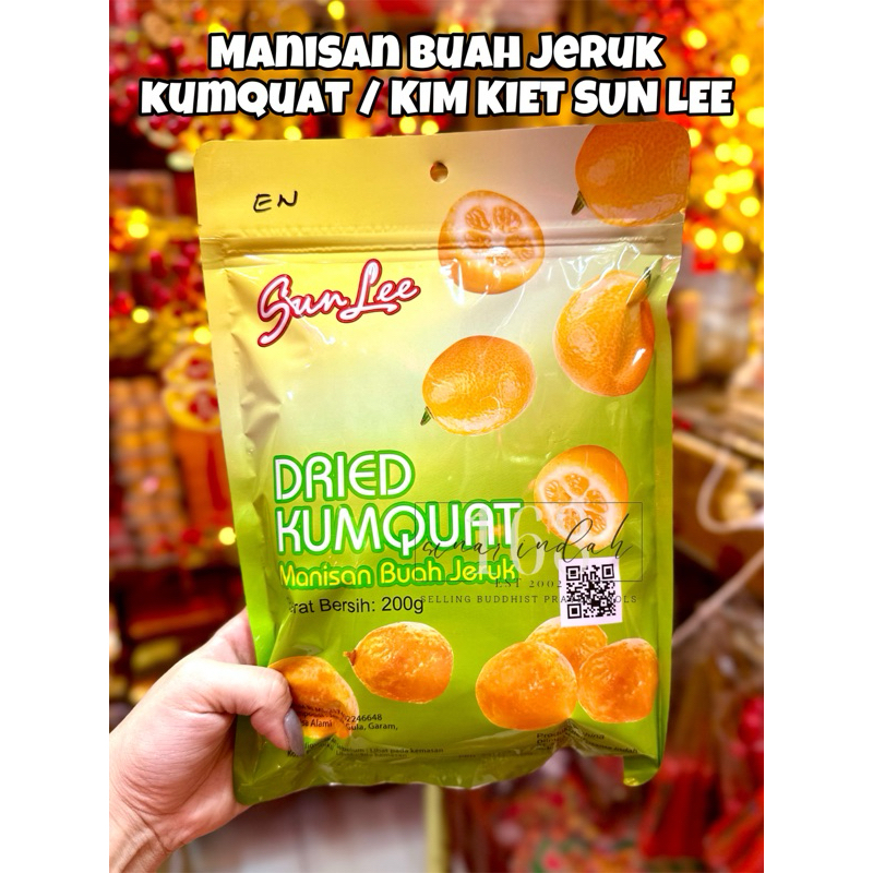 

SUN LEE DRIED KUMQUAT / MANISAN BUAH KIM KIET KIM KIAT CUMQUAT