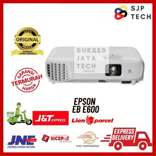 Epson EB-E600 Proyektor Pendidikan dan Perkantoran 3400 Lumens XGA