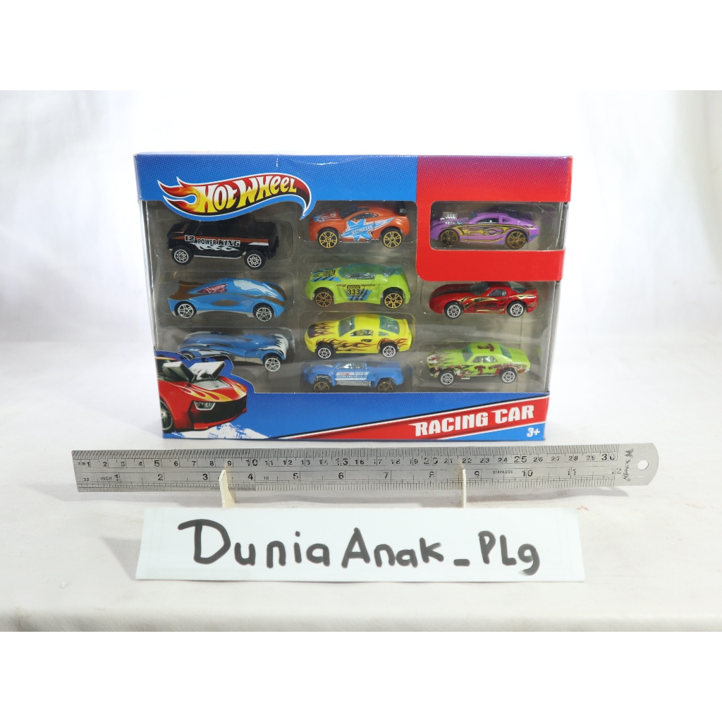 Mainan Diecast Mobil Hot Wheels Hotwhells isi 10 PCS