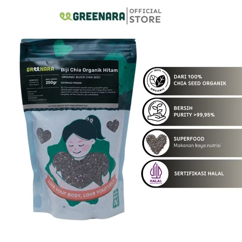 

Greenara - Biji Chia Hitam 250gr / Black Chia Seed