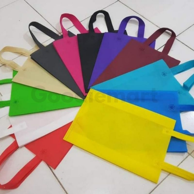 

(12 pcs) Goodie Bag HLS 30x40 | Tas Hajatan Polos Tas Spunbond murah