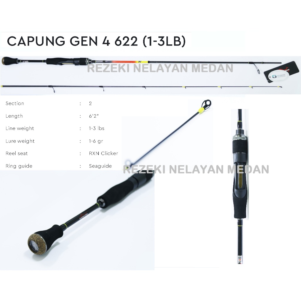 Joran RELIX NUSANTARA Capung GEN 4 622 / 662 / 702 / 732 / 762 | Capung SE / VE 702 UL