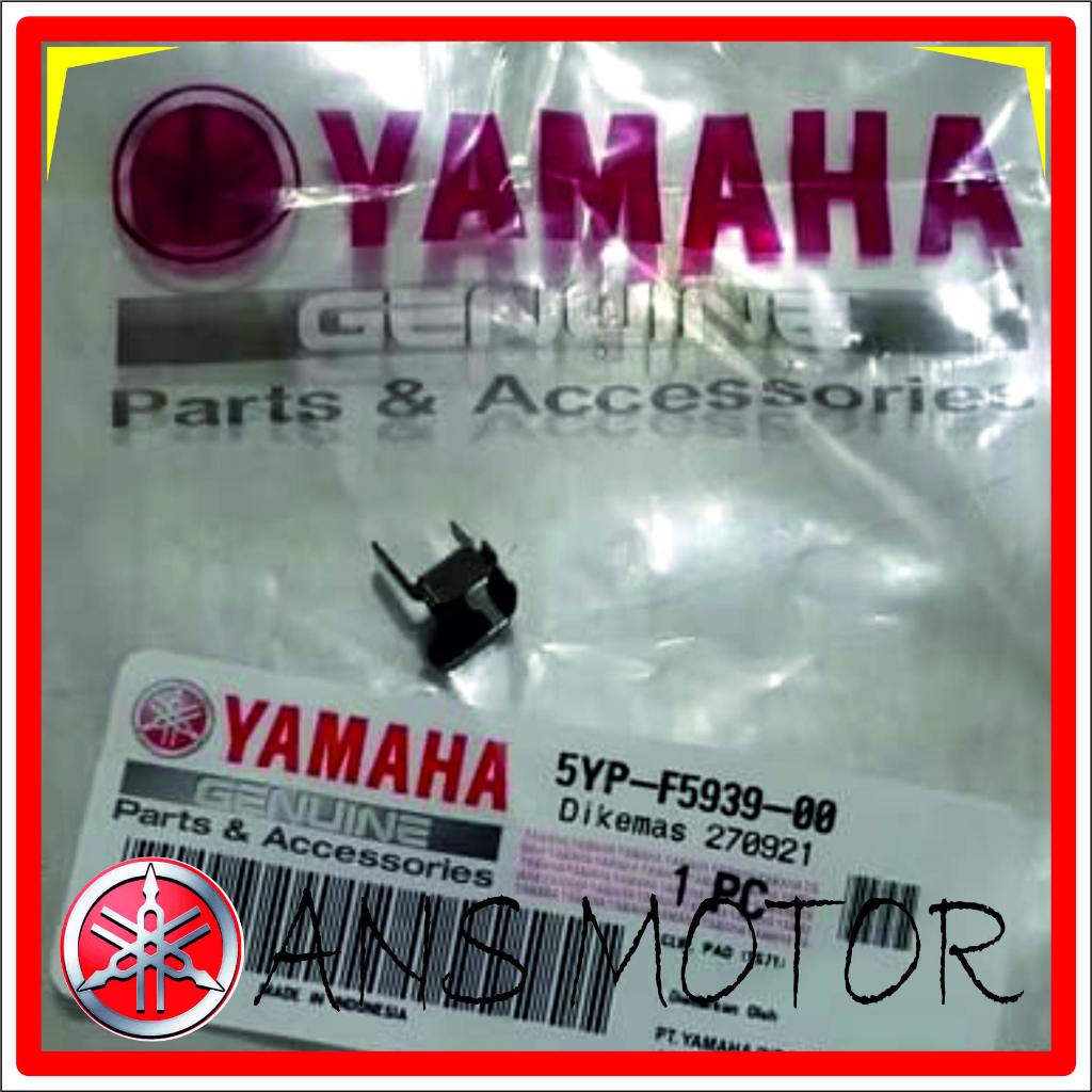 Plat Kampas Rem Depan Yamaha Mio j, Smile soul sporty, Fino , All Vixion Jup MX 5YP-F5939-00