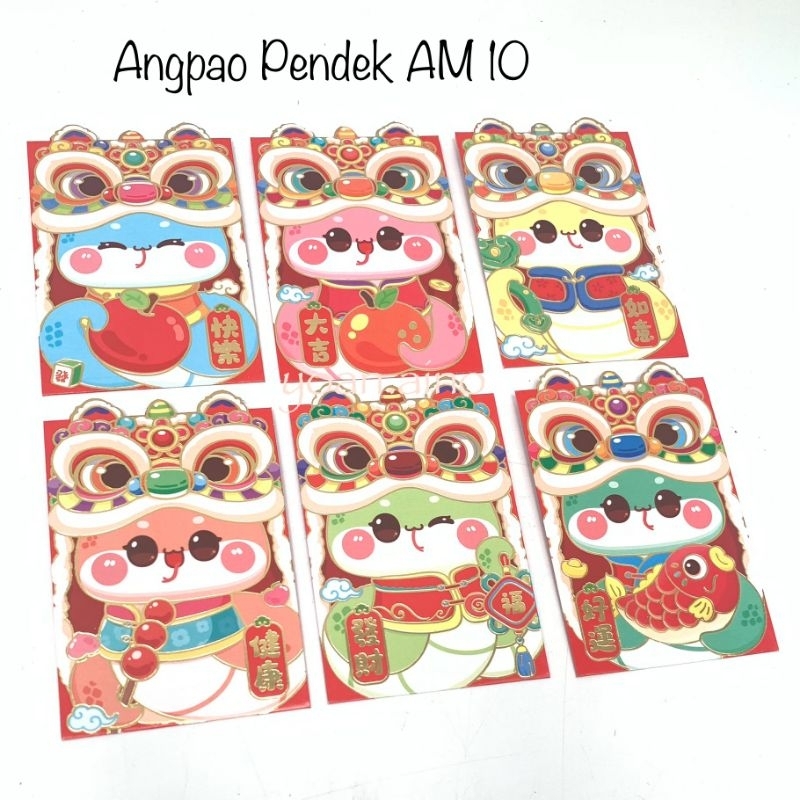 

READY Kertas Angpao Imlek Chinese New Year Netral Ular Pink Angpao Pendek