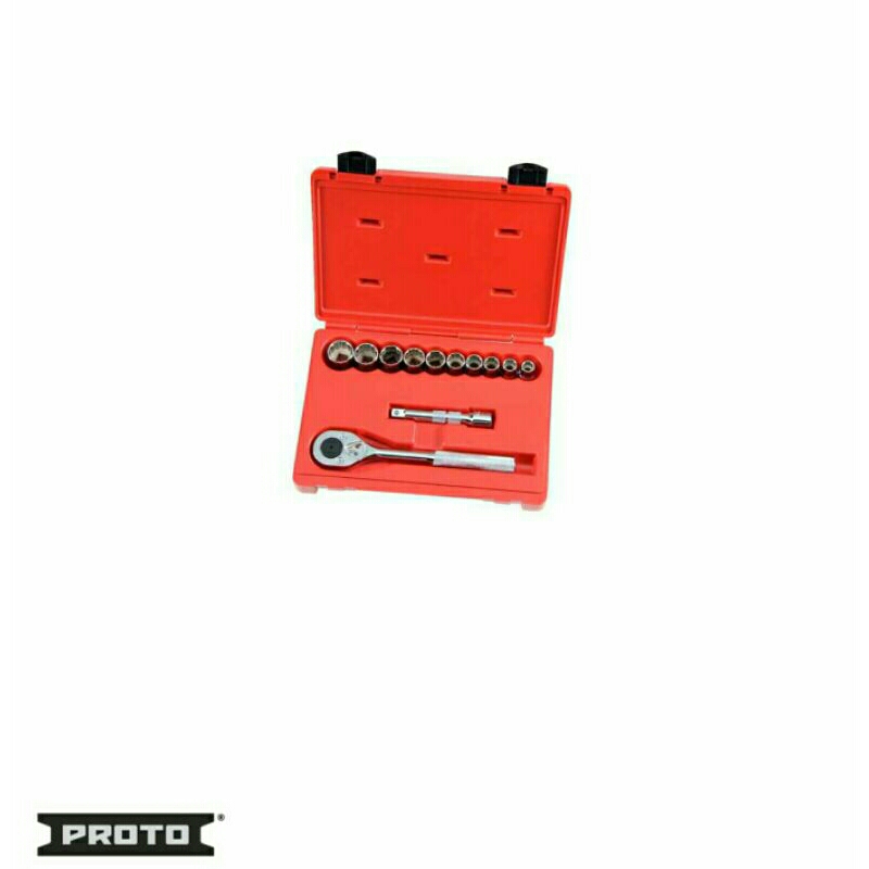 Proto 1/2" Drive 12 Piece Socket Set - 12 Point-J54116