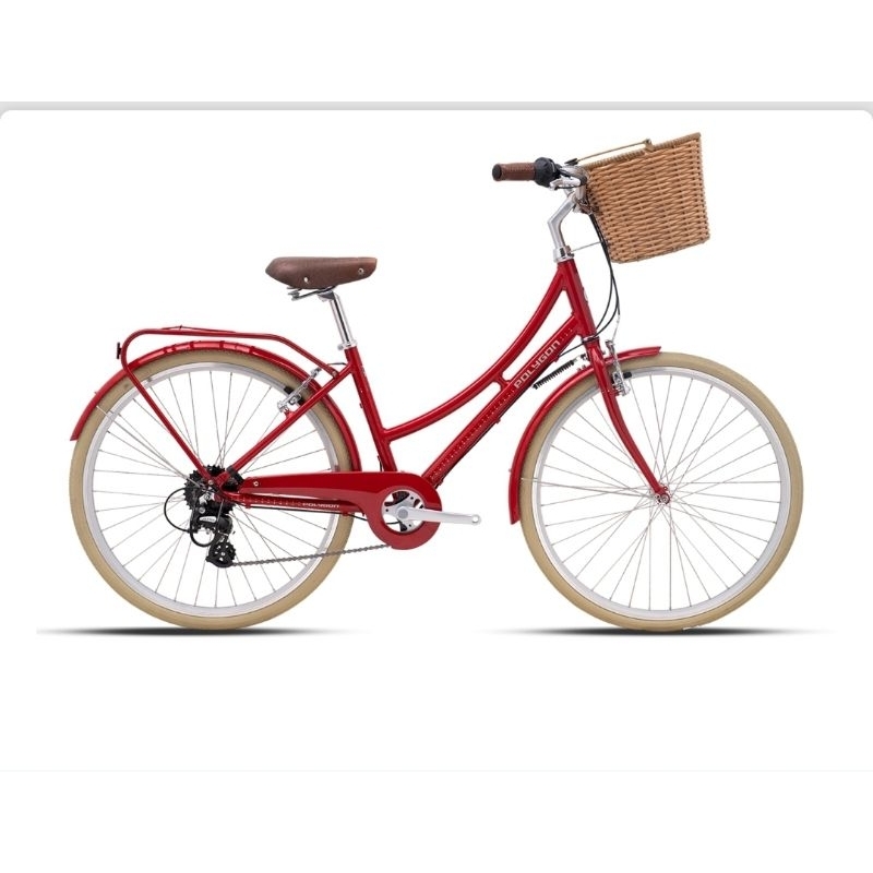 Sepeda Keranjang 26 inch POLYGON OOSTEN 1x8sp sepeda mini dewasa