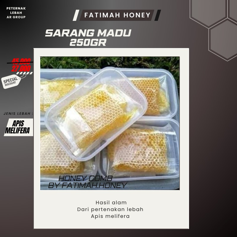 

Sarang Madu 250gr Apis Melifera