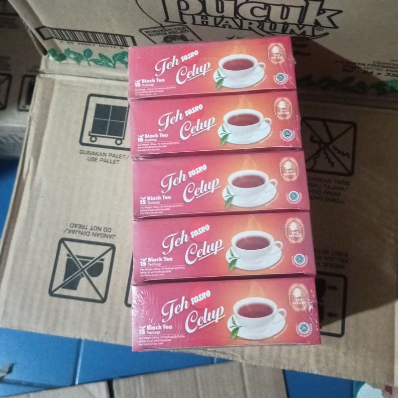 

5 Kotak Teh Sosro Celup Black Tea