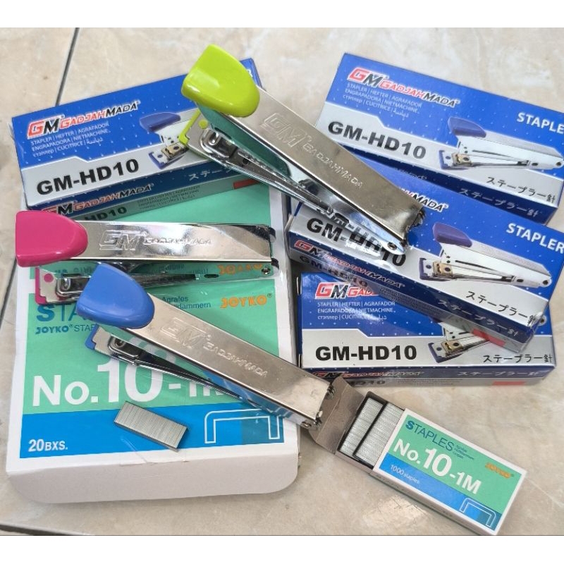 

Stapler Gadjah Mada GM-HD 10/ Isi stapler Joyco no 10/ staples