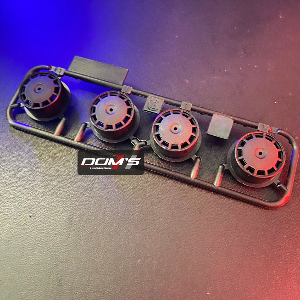 TAMIYA CARBON VELG LOOSE - DISH - MEDIUM