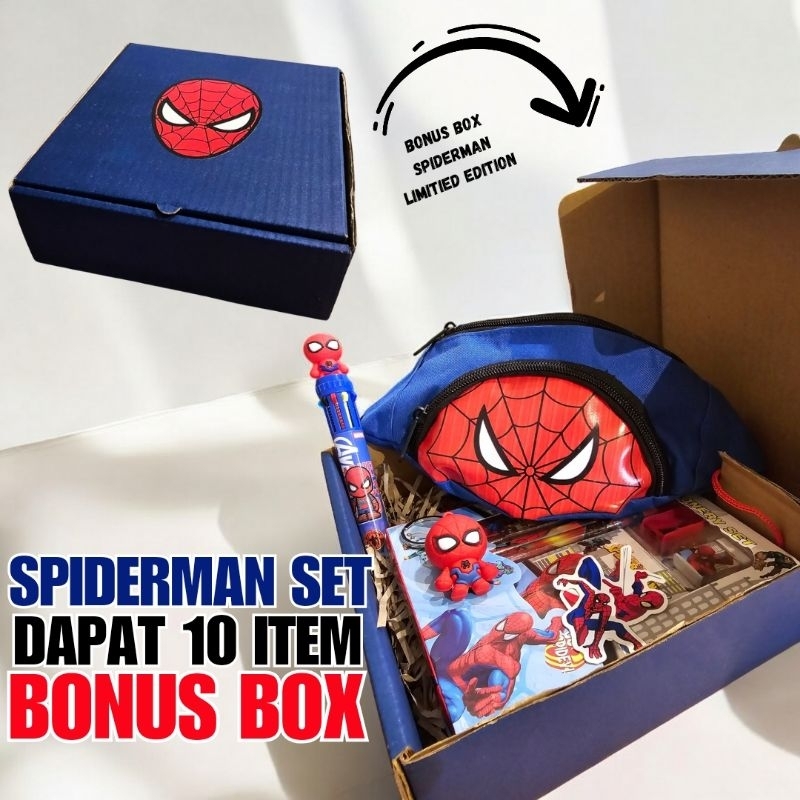 

Bingkisan kado Spiderman set alat tulis spiderman bingkisan tema superhero