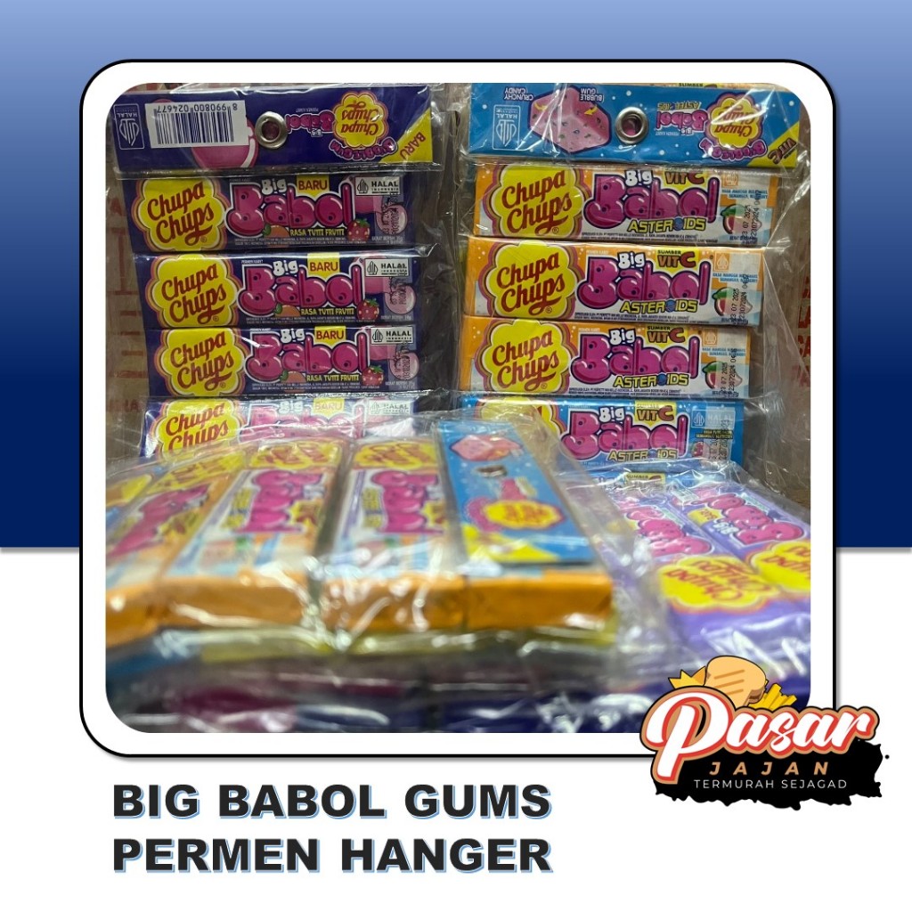 

Big Babol Gums Permen Hanger Isi 20gr x 12pcs