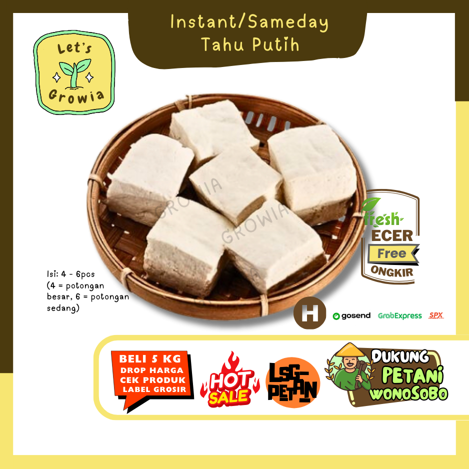 

Growia | Tahu Putih >> Hasil Petani Langsung Ecer (H)