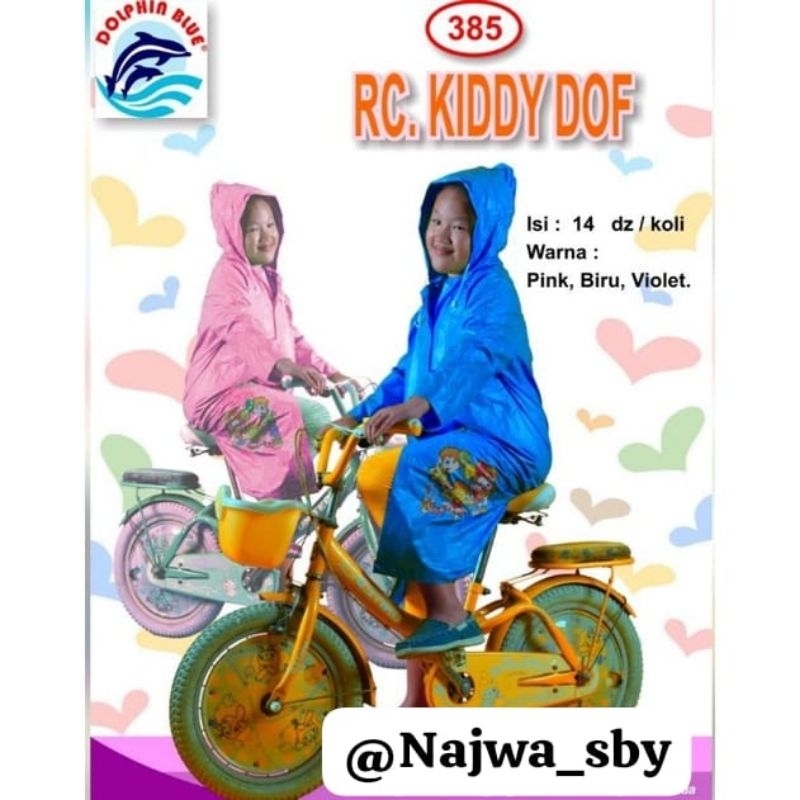 ( 385 Dolphin Blue ) JAS HUJAN ANAK