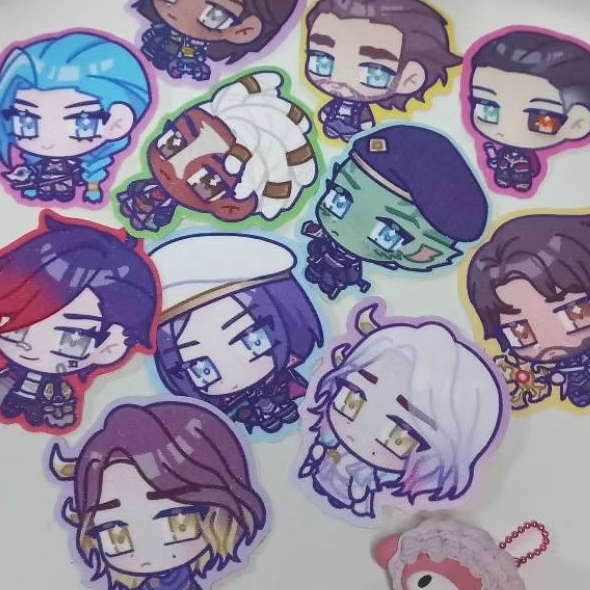 

[ LEAGUE OF LEGENDS ] cherriimi - Arcane Mini Glitter Stickers