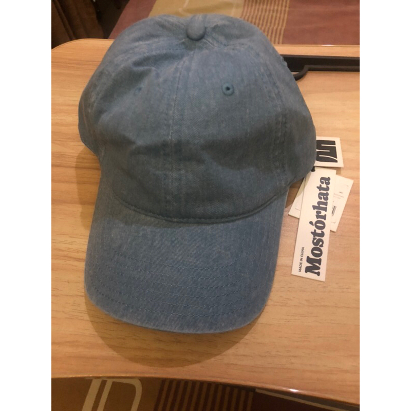OH SOME KKV Mostorhata Unisex Wash Old Vintage Topi Hat Baseball Cap Bisbol Washed Polos Denim Biru 