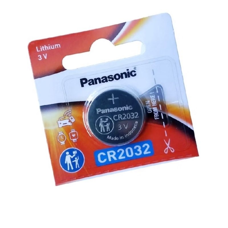 Baterai Panasonic CR2032 Original / Panasonic CR 2032 Batrai Battery Batre Panasonic CR2032