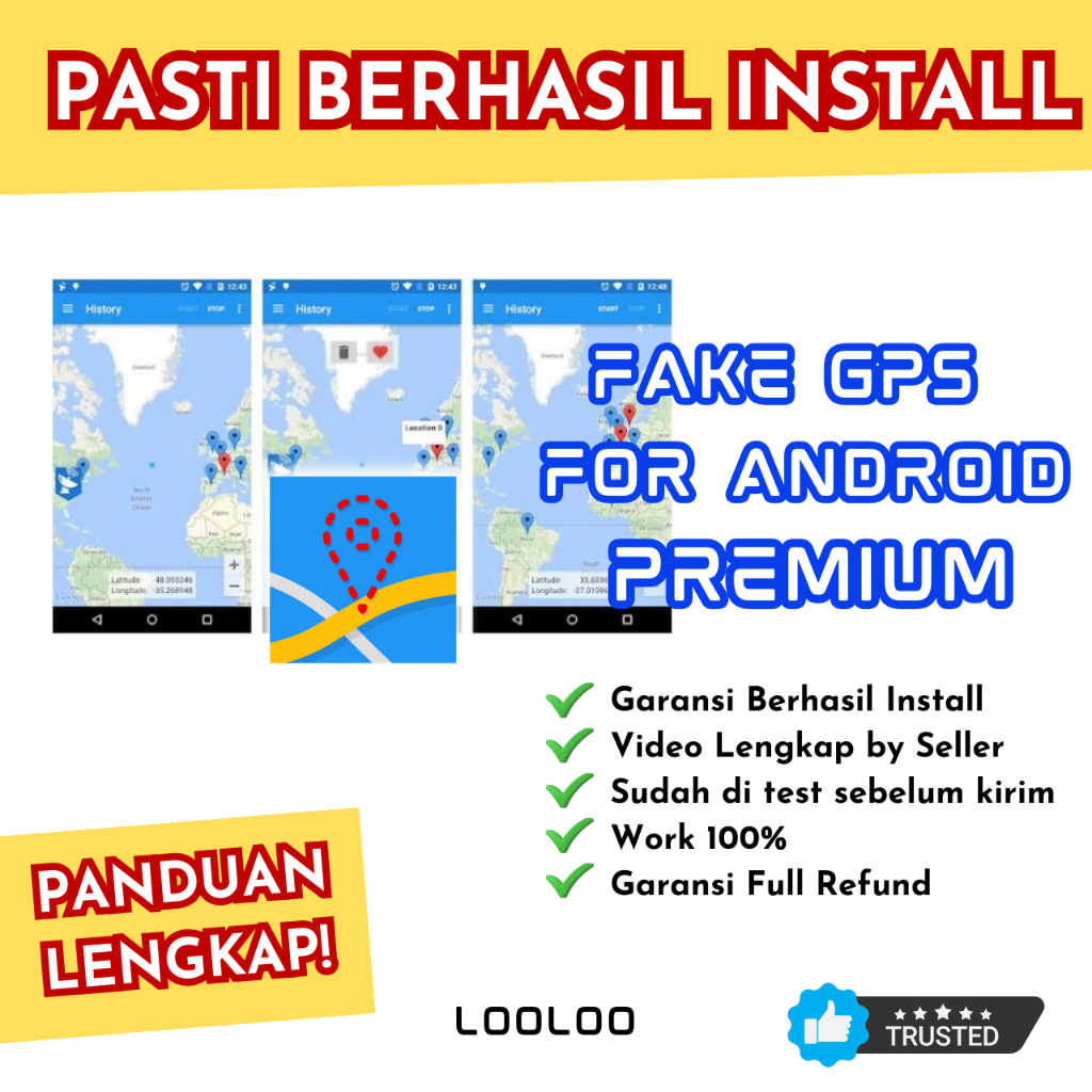Fake GPS Bebas Menetapkan lokasi Anda