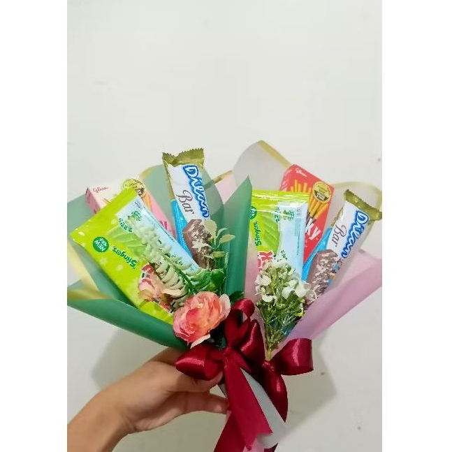 buket jajan mini / buket snack mini/ buket kecil
