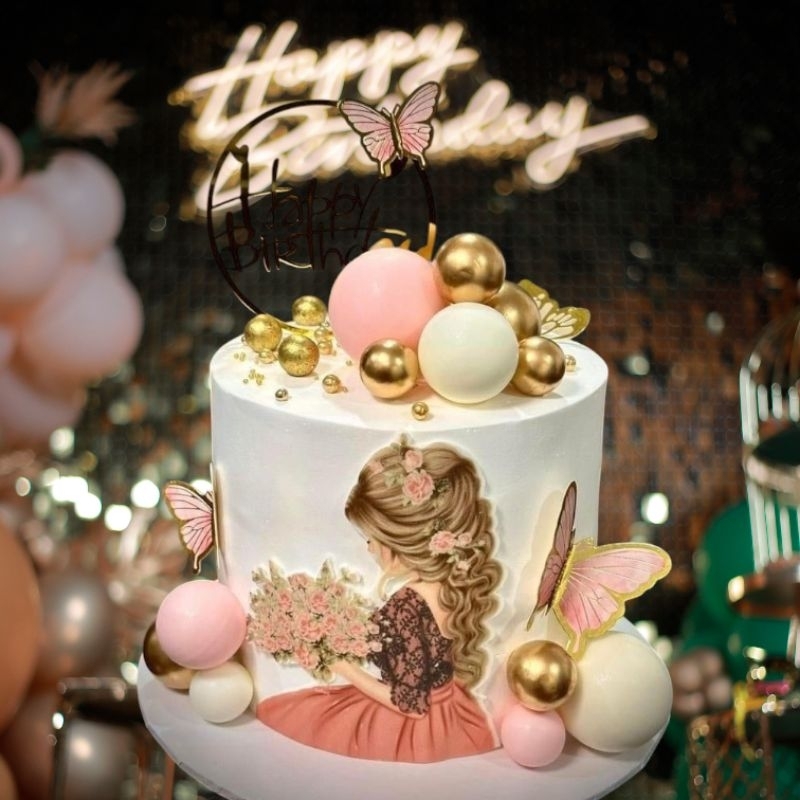 

cake custom//cake simple/elegan cake