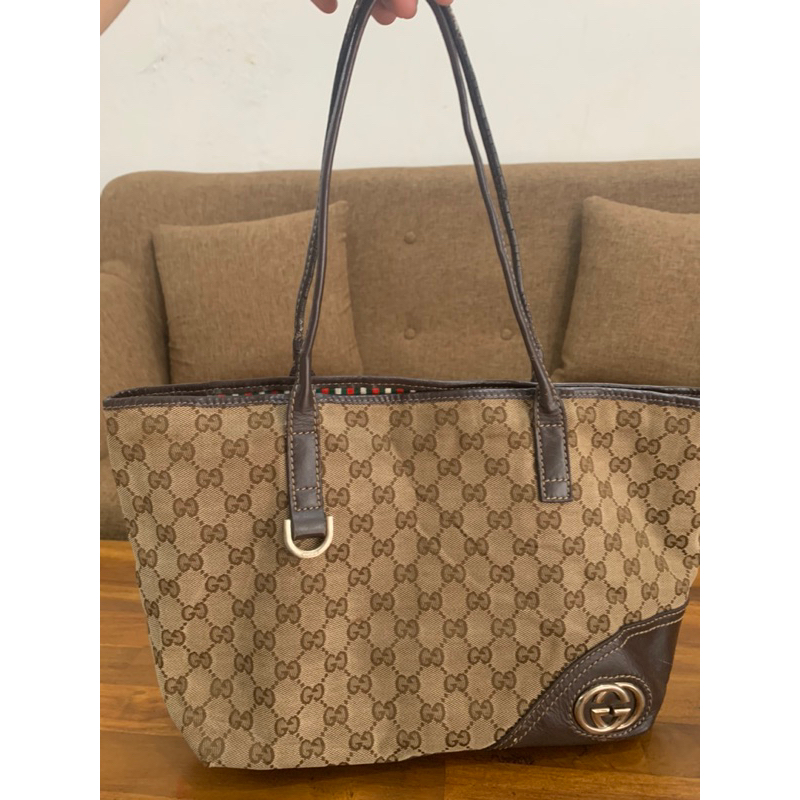 Preloved tas tote Gucci