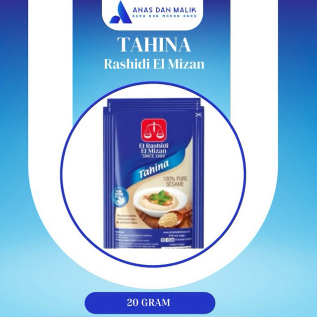 

TAHINA RASHIDI EL MIZAN 20 gram - expiry maret 2026